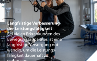 Durch Reha-Sport kann die Leistungsfähigkeit langfristig verbessert werden - machen Sie mit!